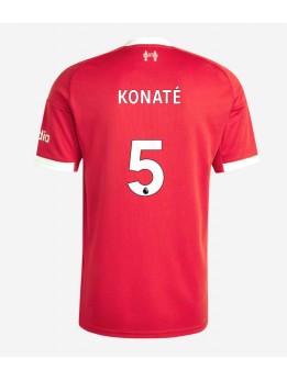 Liverpool Ibrahima Konate #5 Replika Hemmakläder 2025-26 Kortärmad